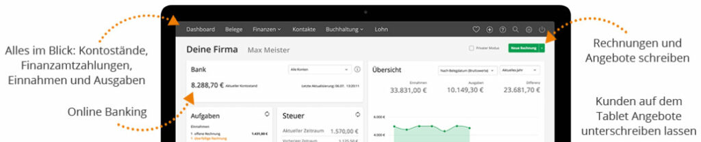 Lexoffice Buchhaltungssoftware