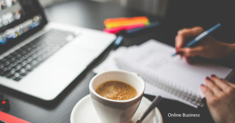Online Business Laptop