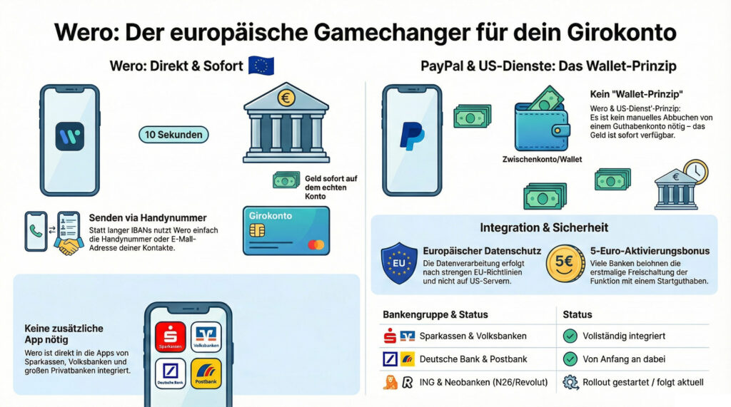 Vergleich: Wero vs Paypal im Überblick